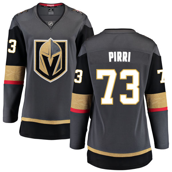 Women Vegas Golden Knights 73 Pirri Fanatics Branded Breakaway Home Gray Adidas NHL Jersey